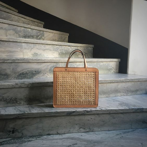 Palmgrens rattan online bag